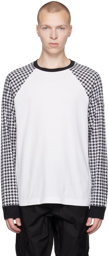 Moncler Genius 7 Moncler FRGMT Hiroshi Fujiwara Black & White Long Sleeve T-Shirt