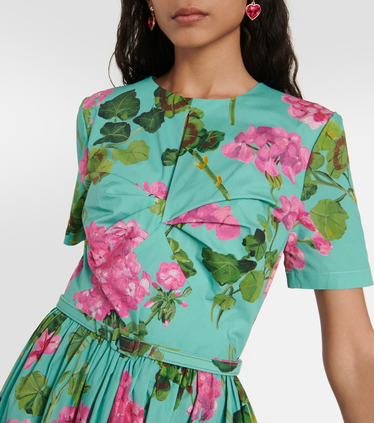 english factory puff sleeve midi dress Puff Sleeve Midi Dress – English Factory
