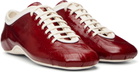 Dries Van Noten Red Ballerina Sneakers