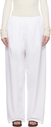 Gabriela Coll Garments White No.287 Trousers