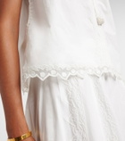 Ulla Johnson Effie embroidered cotton top