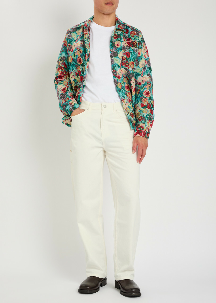 Les Deux Carpenter Straight-leg Jeans Ivory