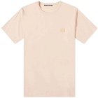 Acne Studios Nash Face T-Shirt in Powder Pink