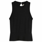 mfpen Women's Appointment Top in Black Merino Silk