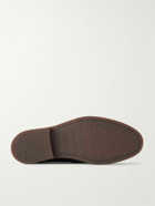 Brunello Cucinelli - Flex Suede Penny Loafers - Blue