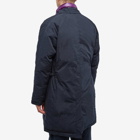 Garbstore Men's Goose Down Lined Overcoat in Navy