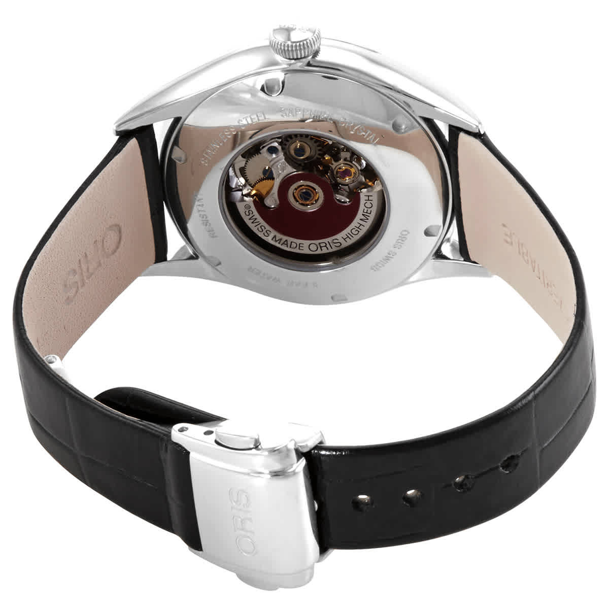 Oris Artelier Automatic Diamond Silver Skeleton Dial Ladies Watch 01 560 7724 4031-07 5 17 64FC