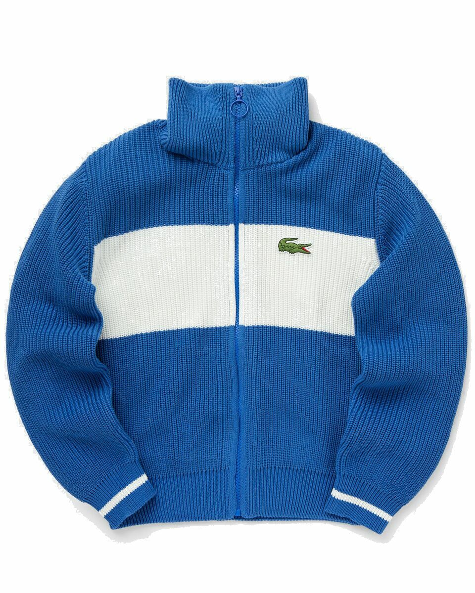 Photo: Lacoste Pullover Blue/White - Womens - Pullovers