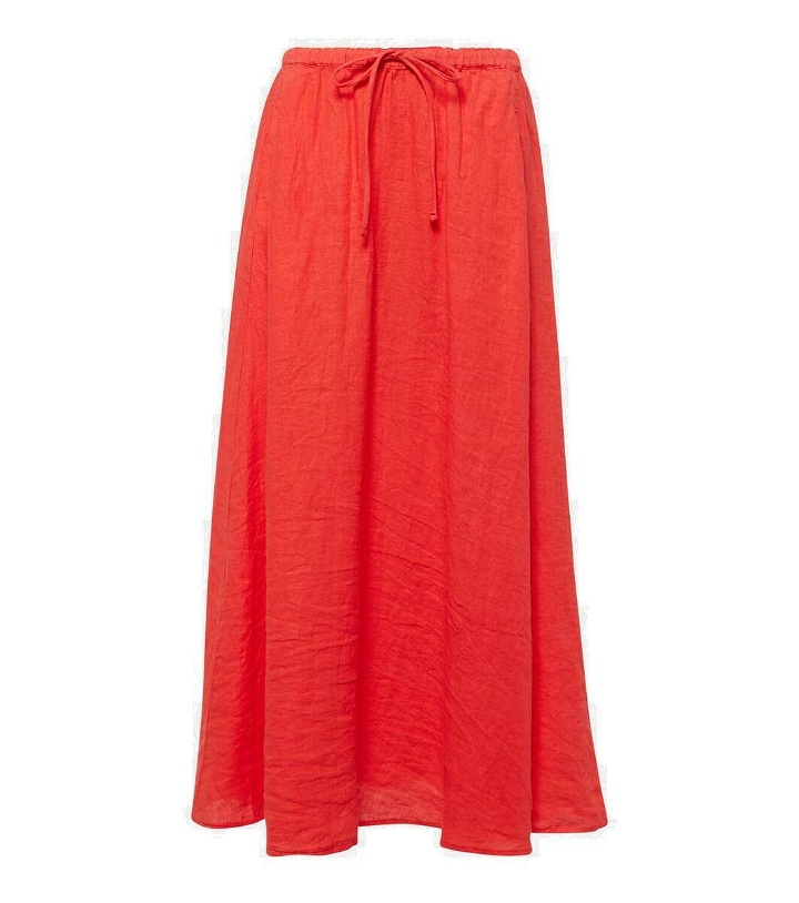 Photo: Velvet Bailey linen maxi skirt