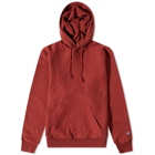 Champion Reverse Weave Men's Distressed Hoody in Fired Brick