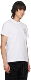 Versace Jeans Couture White V-Emblem T-Shirt