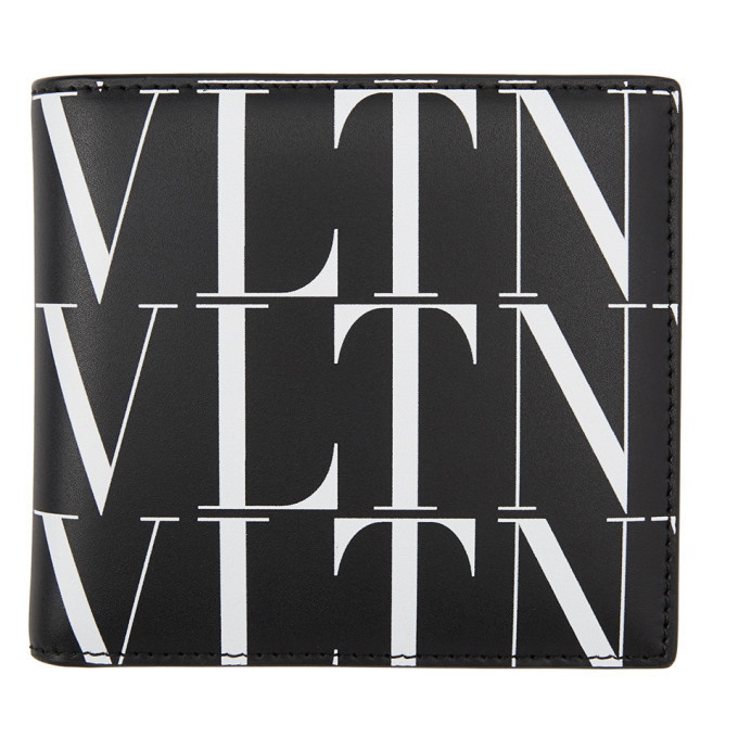 Photo: Valentino Black Valentino Garavani VLTN All Over Wallet
