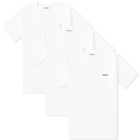 Ambush Men's 3 Pack Logo T-Shirt in White
