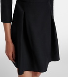 Valentino Crepe Couture embellished minidress