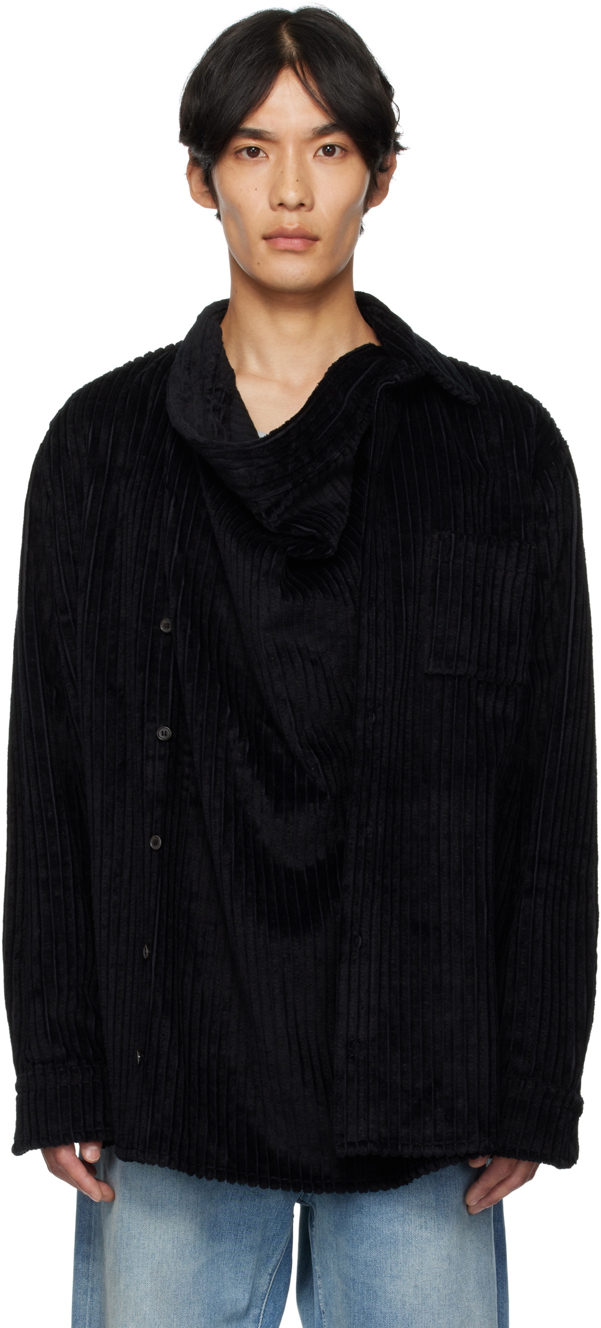 Bless Black N°80 Neckerchiefer Jacket
