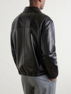Canali - Leather jacket - Black