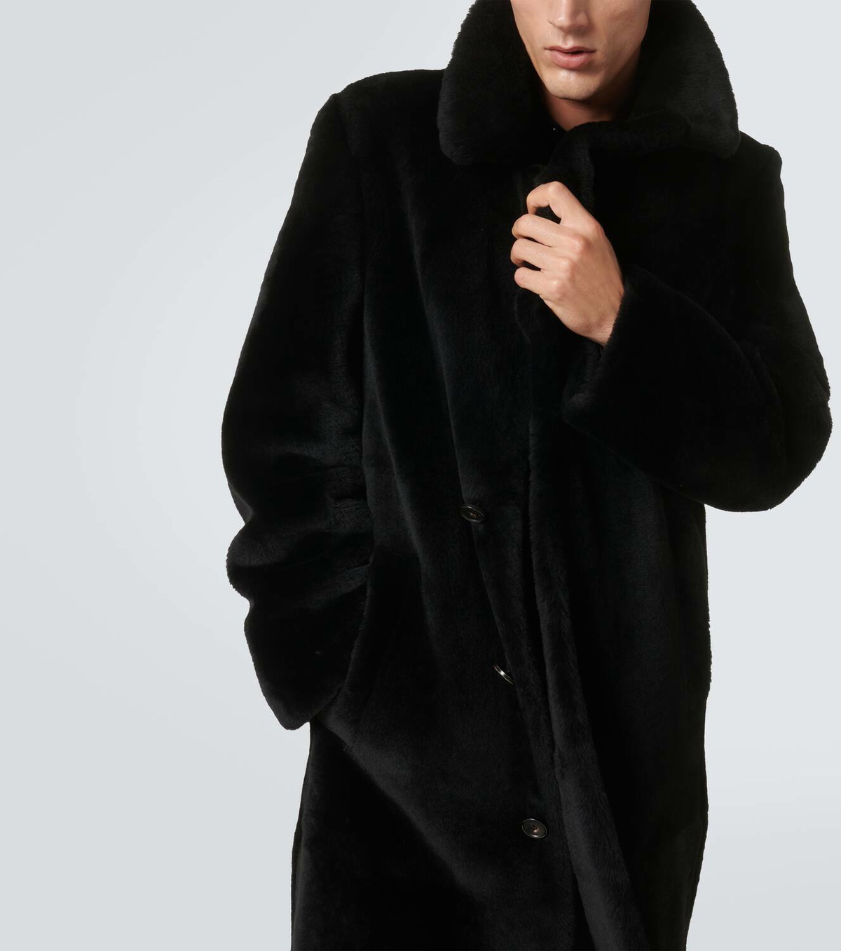 Loro Piana Emiliano shearling coat
