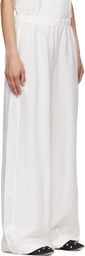 ANINE BING White Roslyn Trousers