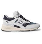 New Balance - 1530 Leather, Nubuck and Mesh Sneakers - Gray