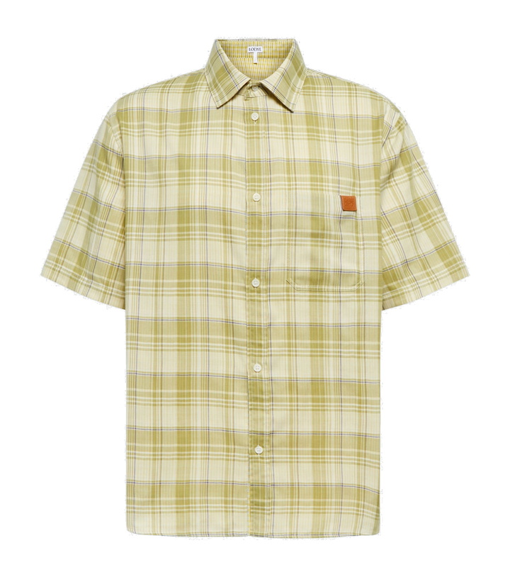 Photo: Loewe - Checked gauze shirt