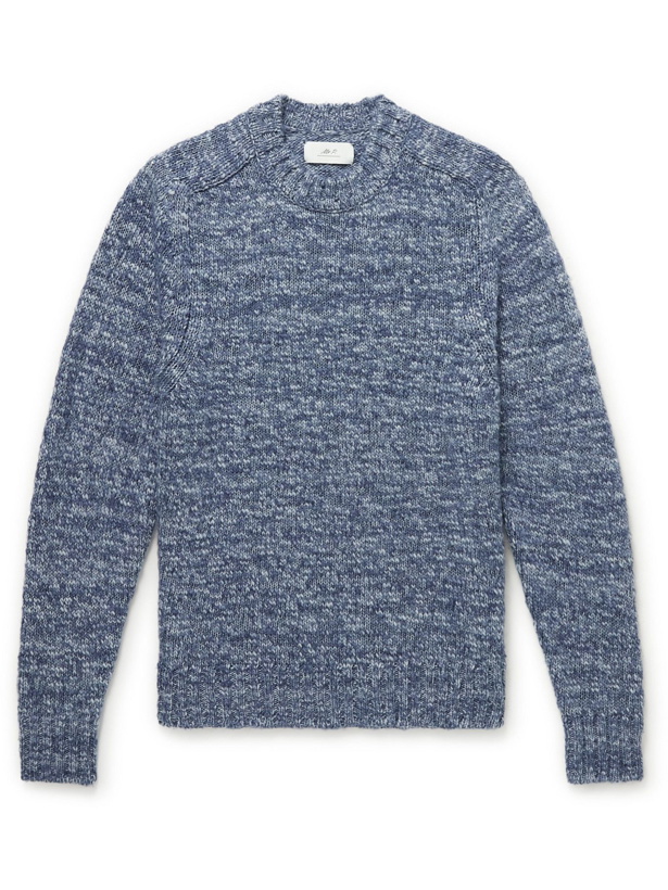 Photo: Mr P. - Wool Sweater - Blue