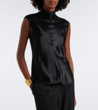 Fforme Rhea satin top