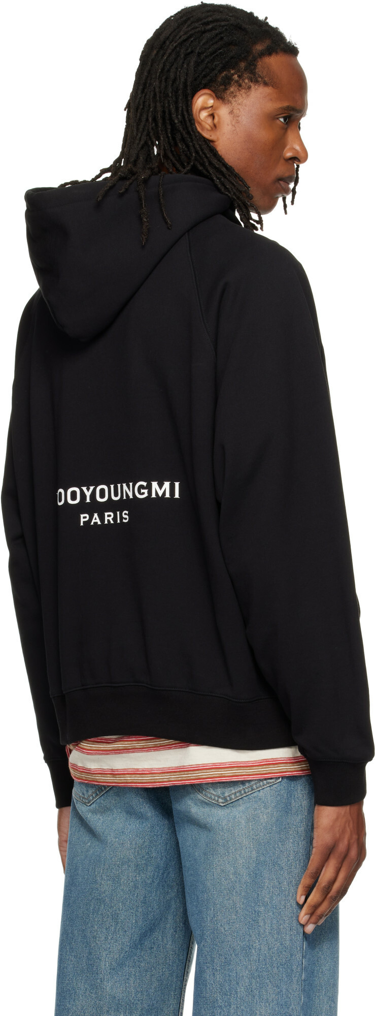 WOOYOUNGMI Black Logo Hoodie
