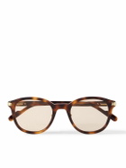 Cartier Eyewear - Round-Frame Embellished Tortoiseshell Acetate Sunglasses