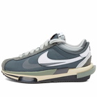 Nike X Sacai Zoom Cortez Sp Sneakers in Iron Grey/White/Light Cream