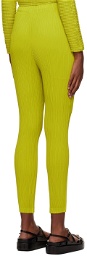 ISSEY MIYAKE Yellow Hatching Trousers