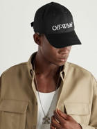 Off-White - Logo-Embroidered Cotton-Gabardine Baseball Cap - Black