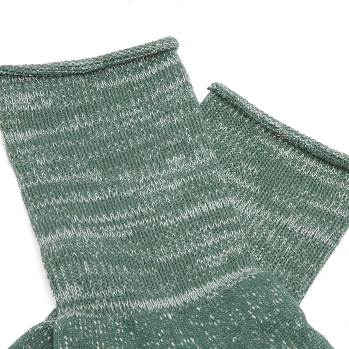 RoToTo Washi Pile Crew Socks in Green