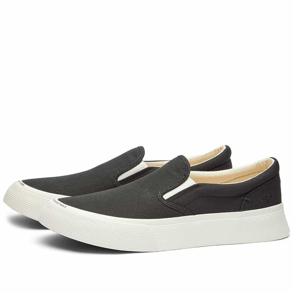 East Pacific Trade Men's Slip On Canvas Sneakers in Black East Pacific ...