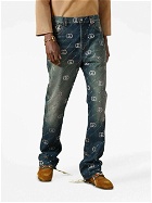 GUCCI - Crystal Embellished Intrelocking G Jeans