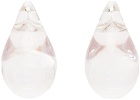 Bottega Veneta Transparent Drop Earrings