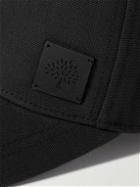 Mulberry - Logo-Appliquéd Organic Cotton-Canvas Baseball Cap - Black