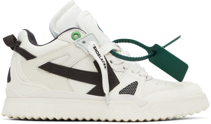 Off-White White New Midtop Sponge Low-Top Sneakers Off-White