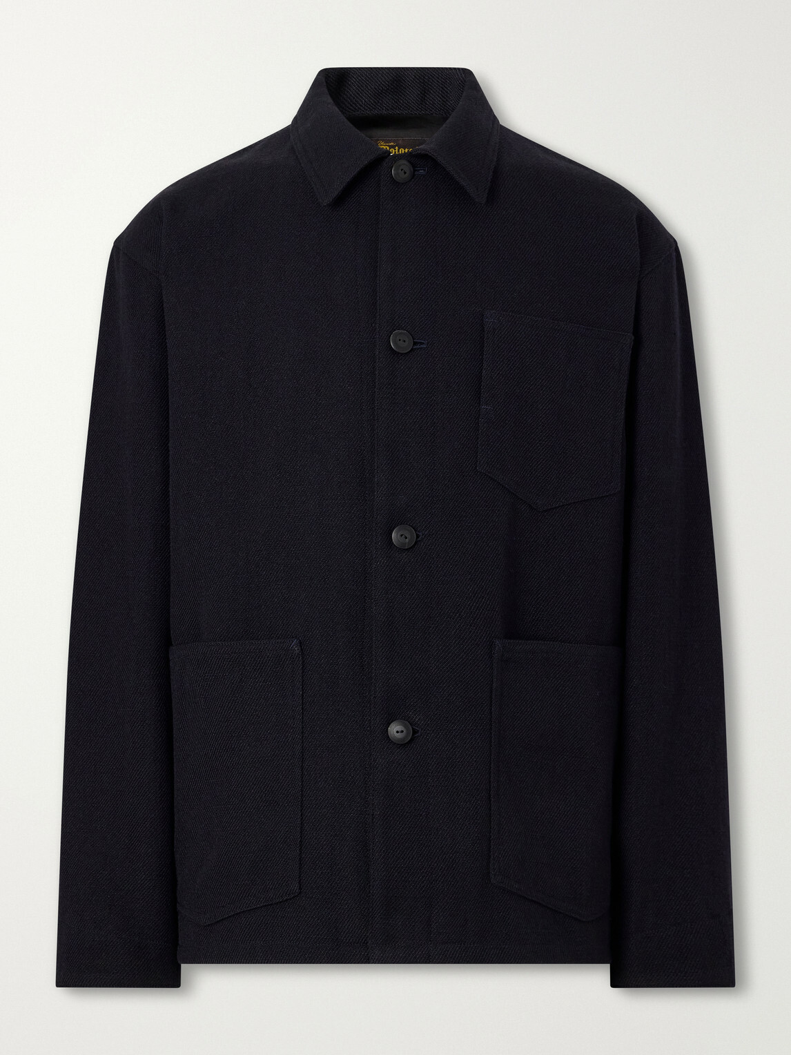 Visvim - Baker Textured Wool and Linen-Blend Jacket - Blue