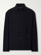 Visvim - Baker Textured Wool and Linen-Blend Jacket - Blue