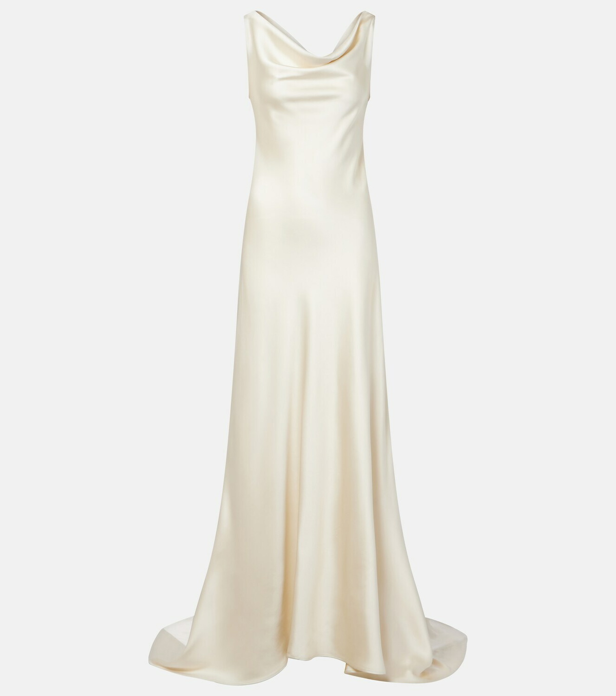 Róhe Bridal draped satin gown