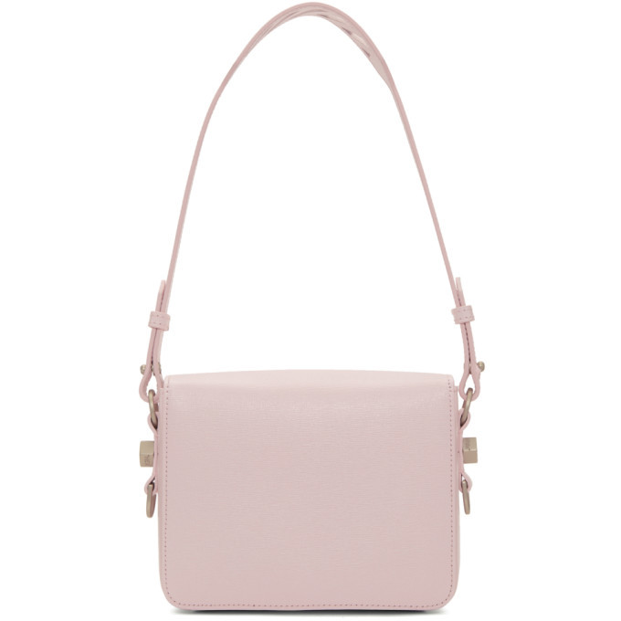 Off-White Binder Clip Crossbody Bag in Pink Leather Woman - ShopStyle