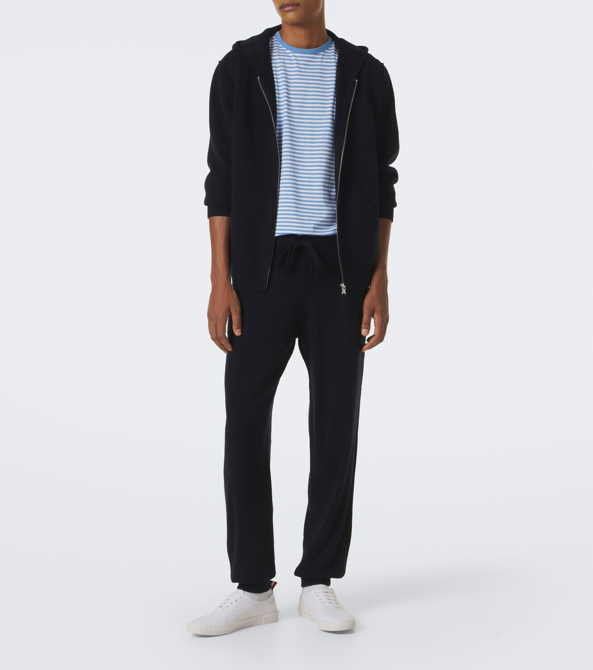 Allude Wool and cashmere sweatpants