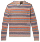 Loewe - Paula's Ibiza Embroidered Striped Knitted Sweater - Multi