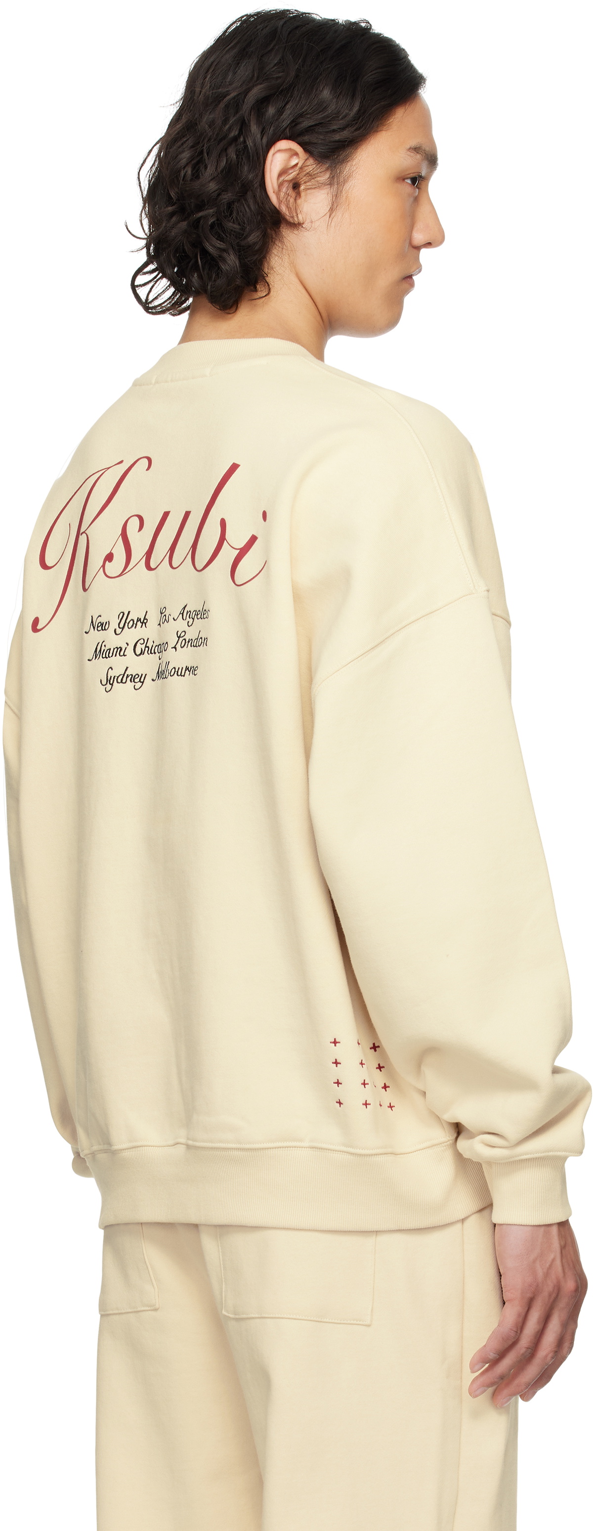 Ksubi Beige Playoff Ekcess Sweatshirt