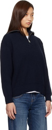 ANINE BING Navy Sammy Track Jacket