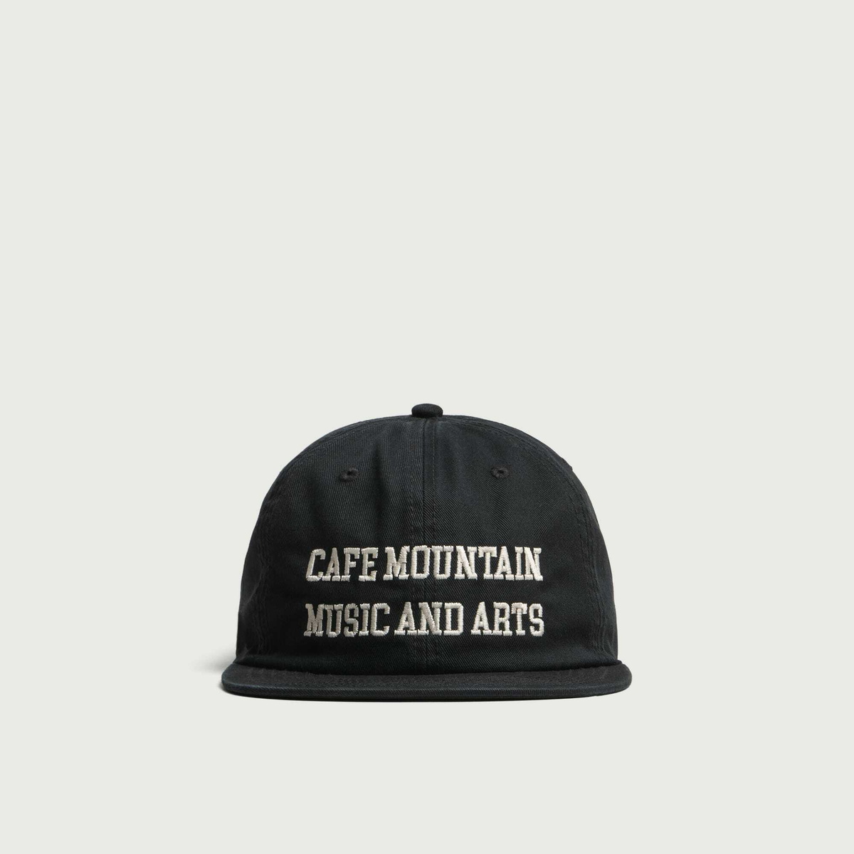 Café Mountain Men's Music And Arts Cap in Washed Black