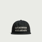 Café Mountain Men's Music And Arts Cap in Washed Black