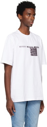 Wood Wood White Haider Texture T-Shirt