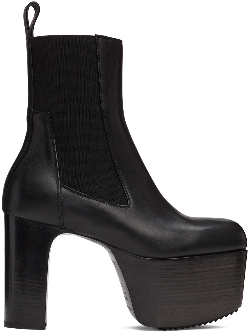 Chelsea Boots Kiss Boots Rick Rick Owens Black Beetle Kiss 45
