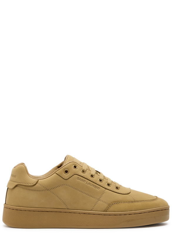 Photo: Saint Laurent SL/61 Nubuck Sneakers Beige